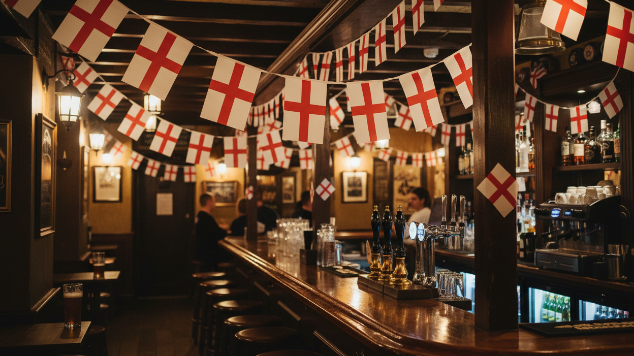How to Decorate for St George's Day with England Bunting