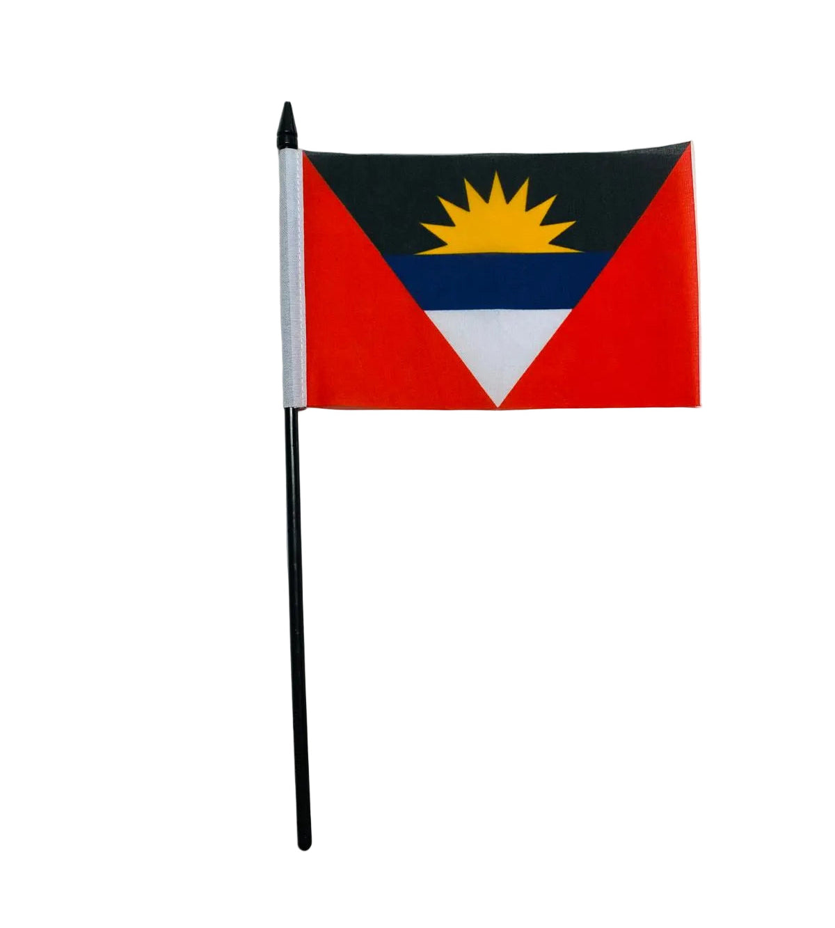 Buy antigua barbuda desk flag online. Premium polyester for indoor or outdoor use.
