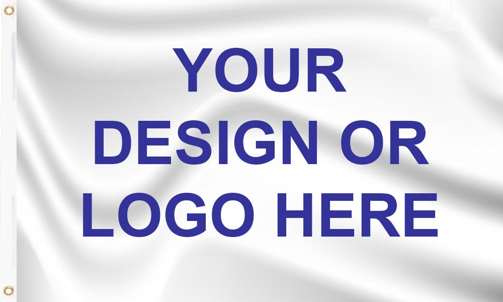 Buy custom flags use your design online. Premium polyester for indoor or outdoor use.