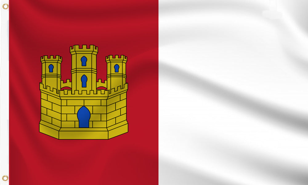 Buy castila la mancha flag online. Premium polyester for indoor or outdoor use.