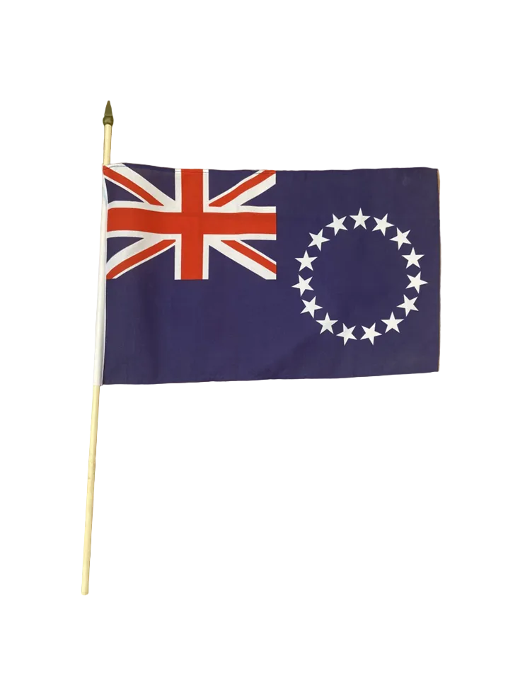 Cook Islands Waving Flag