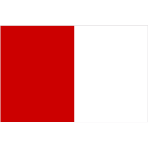Cork / Derry / Louth / Tyrone Flag (Red and White)