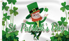 Happy St Patricks Day Flag (Leprechaun)