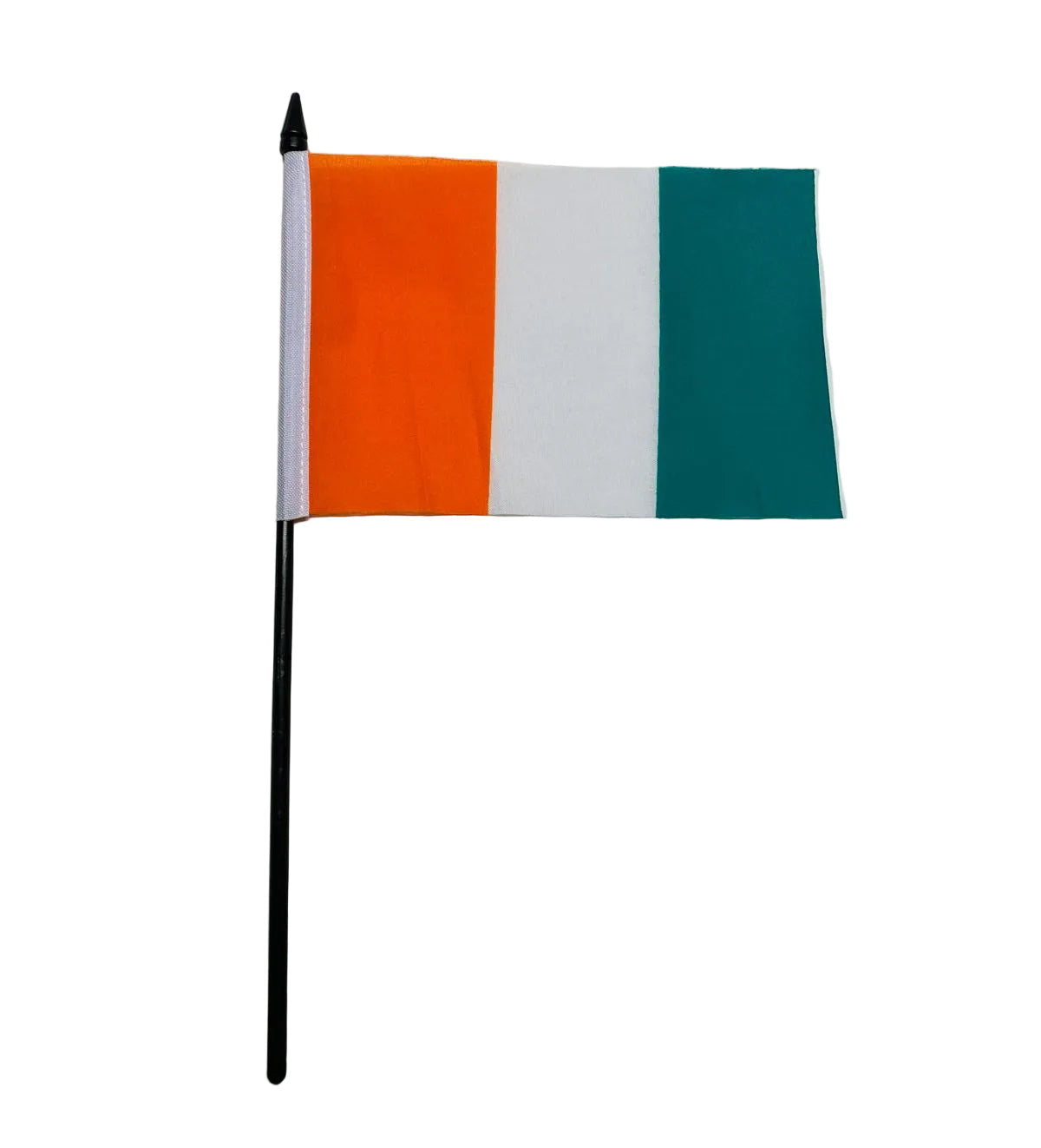 ivory coast desk flag, made from premium polyester, for sale.