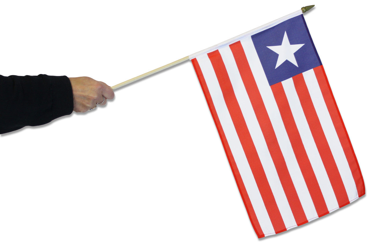 Buy liberia waving flag online. Premium polyester for indoor or outdoor use.