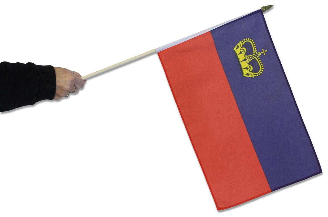 Buy leichtenstein waving flag online. Premium polyester for indoor or outdoor use.