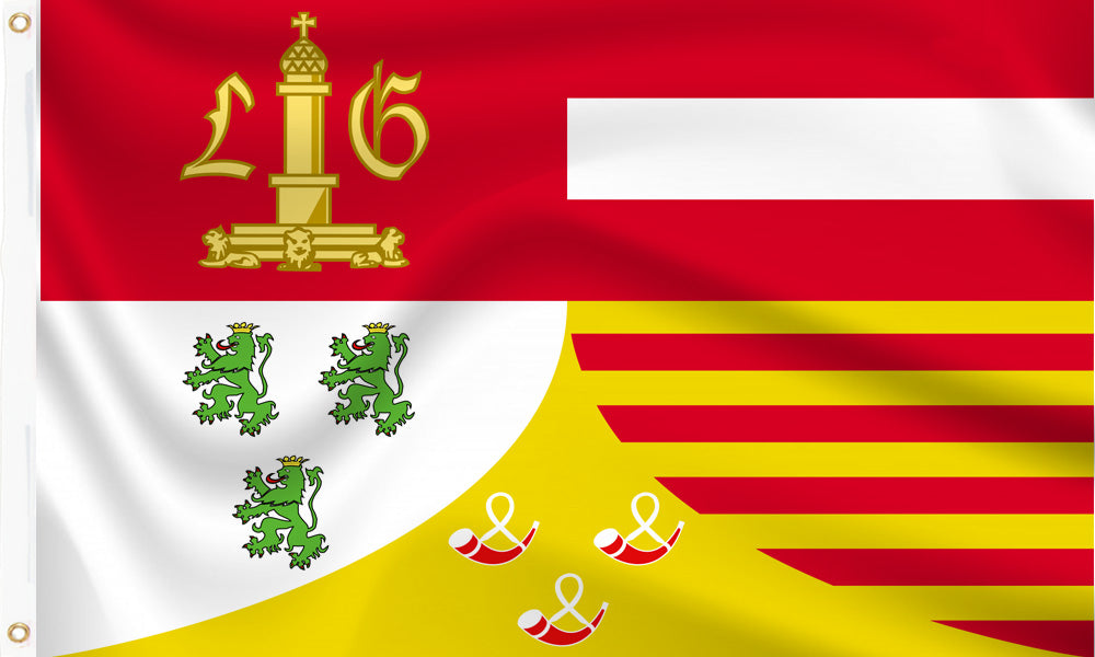 Buy liege flag online. Premium polyester for indoor or outdoor use.