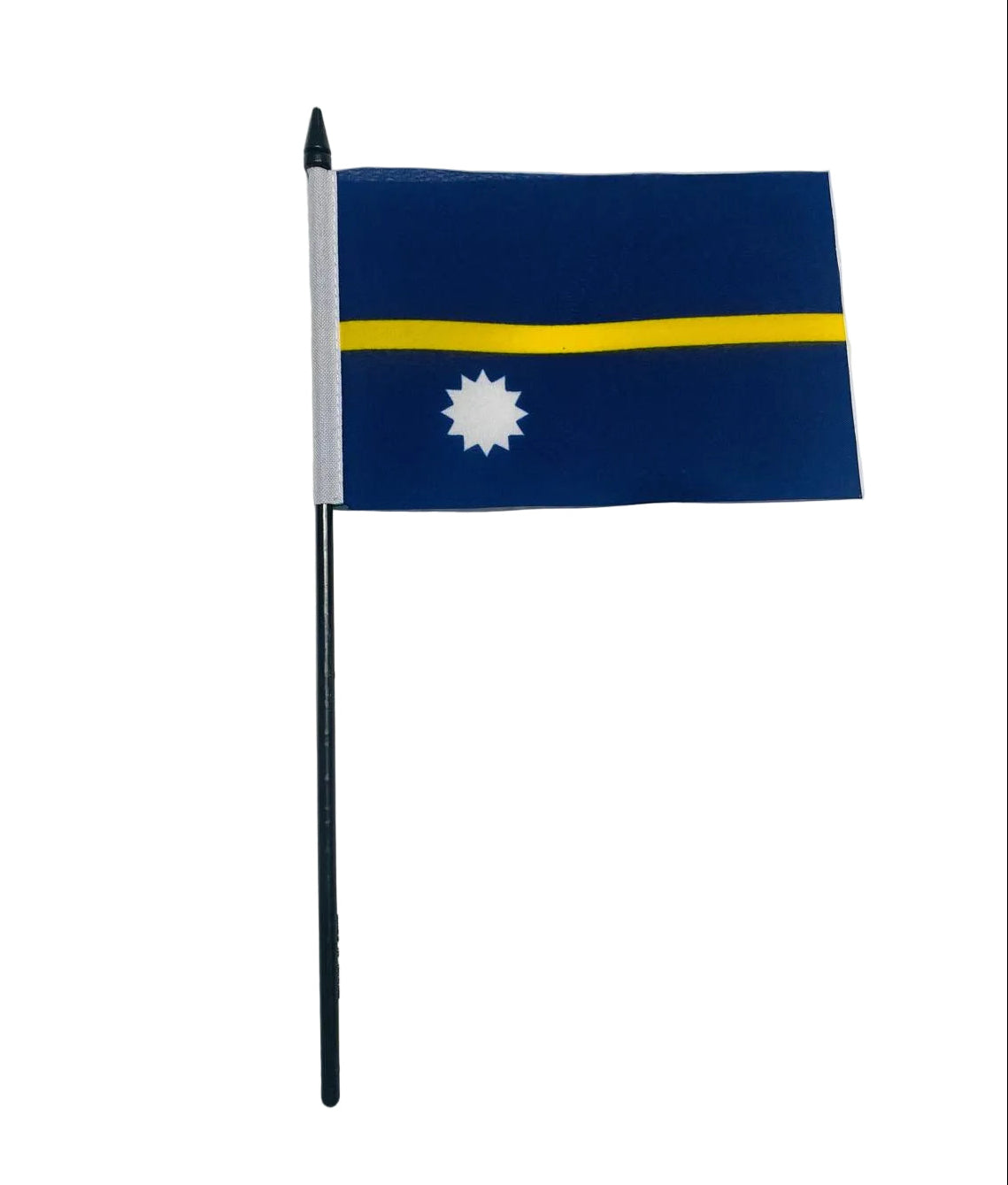 Buy nauru desk flag online. Premium polyester for indoor or outdoor use.