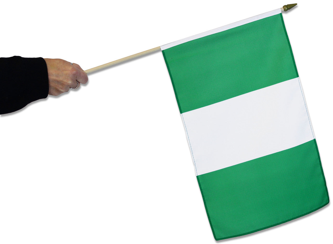 Buy nigeria waving flag online. Premium polyester for indoor or outdoor use.