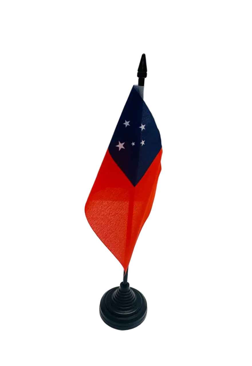 samoa desk flag, made from premium polyester, for sale.