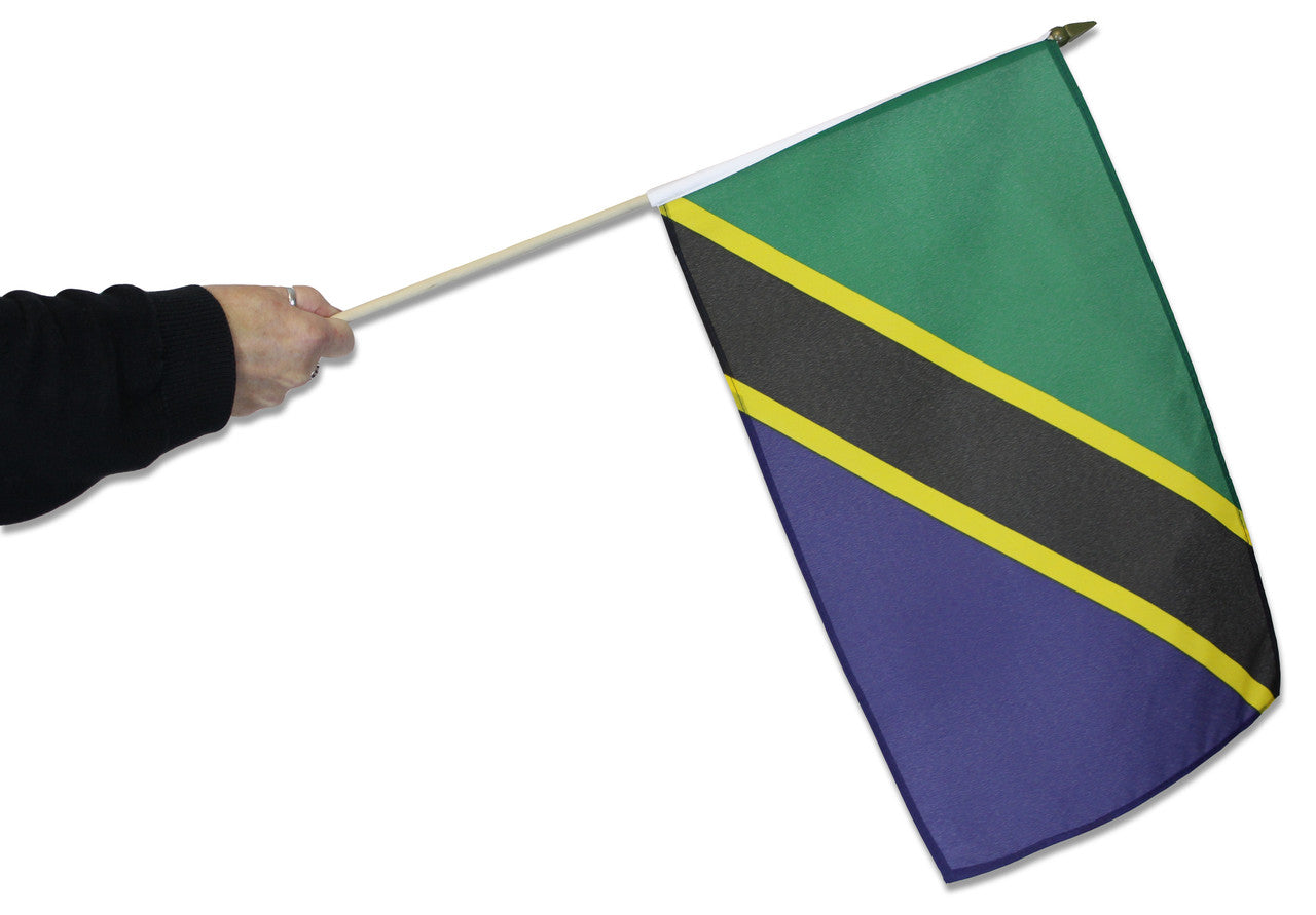 Buy tanzania waving flag online. Premium polyester for indoor or outdoor use.
