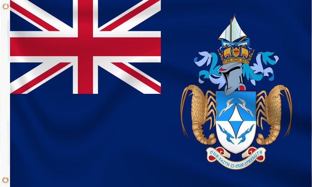 Buy tristan da cunha flag online. Premium polyester for indoor or outdoor use.