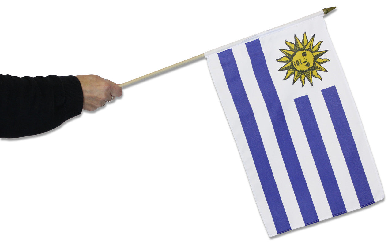 Buy uruguay waving flag online. Decoration for World Cup 2026.