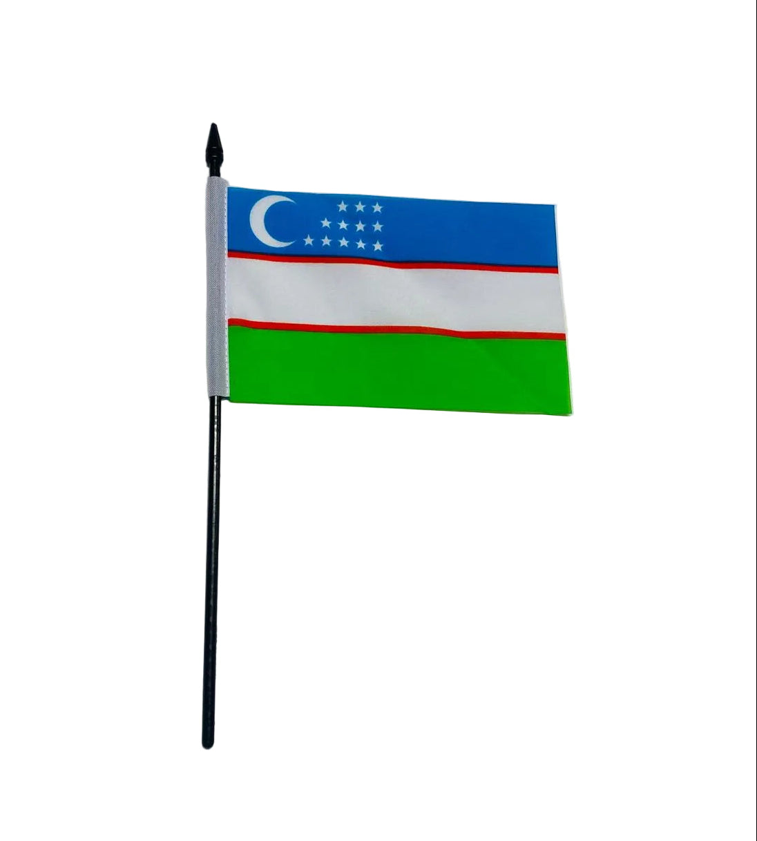 Buy uzbekistan desk flag online. Decoration for World Cup 2026.