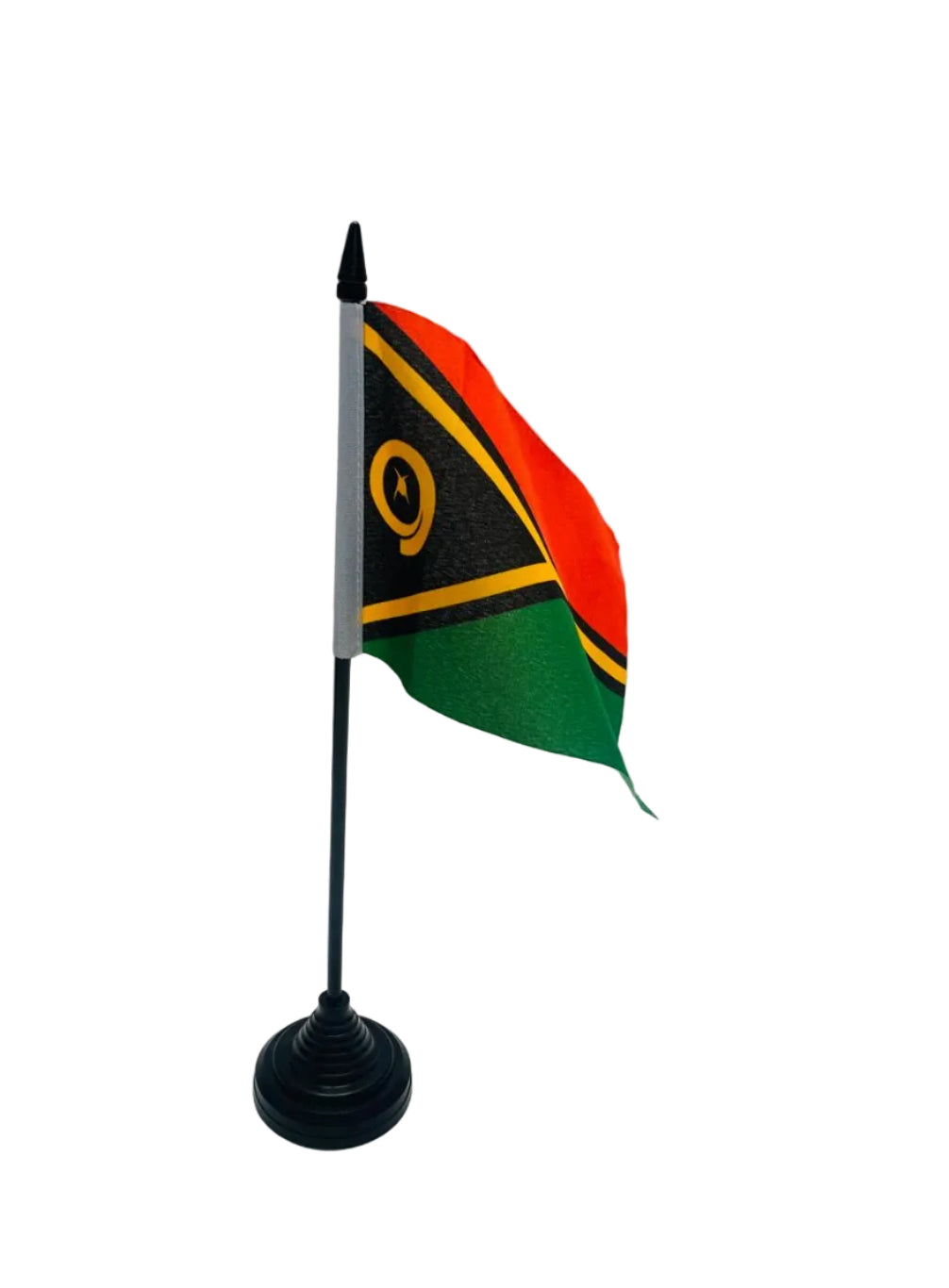 vanuatu desk flag, made from premium polyester, for sale.