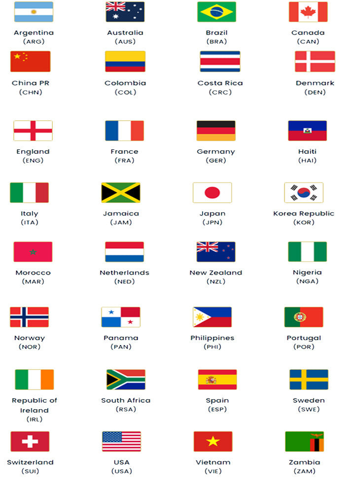 Buy 2023 Womens World Cup Flag Packs from the UK flag specialist Flag and Bunting Store