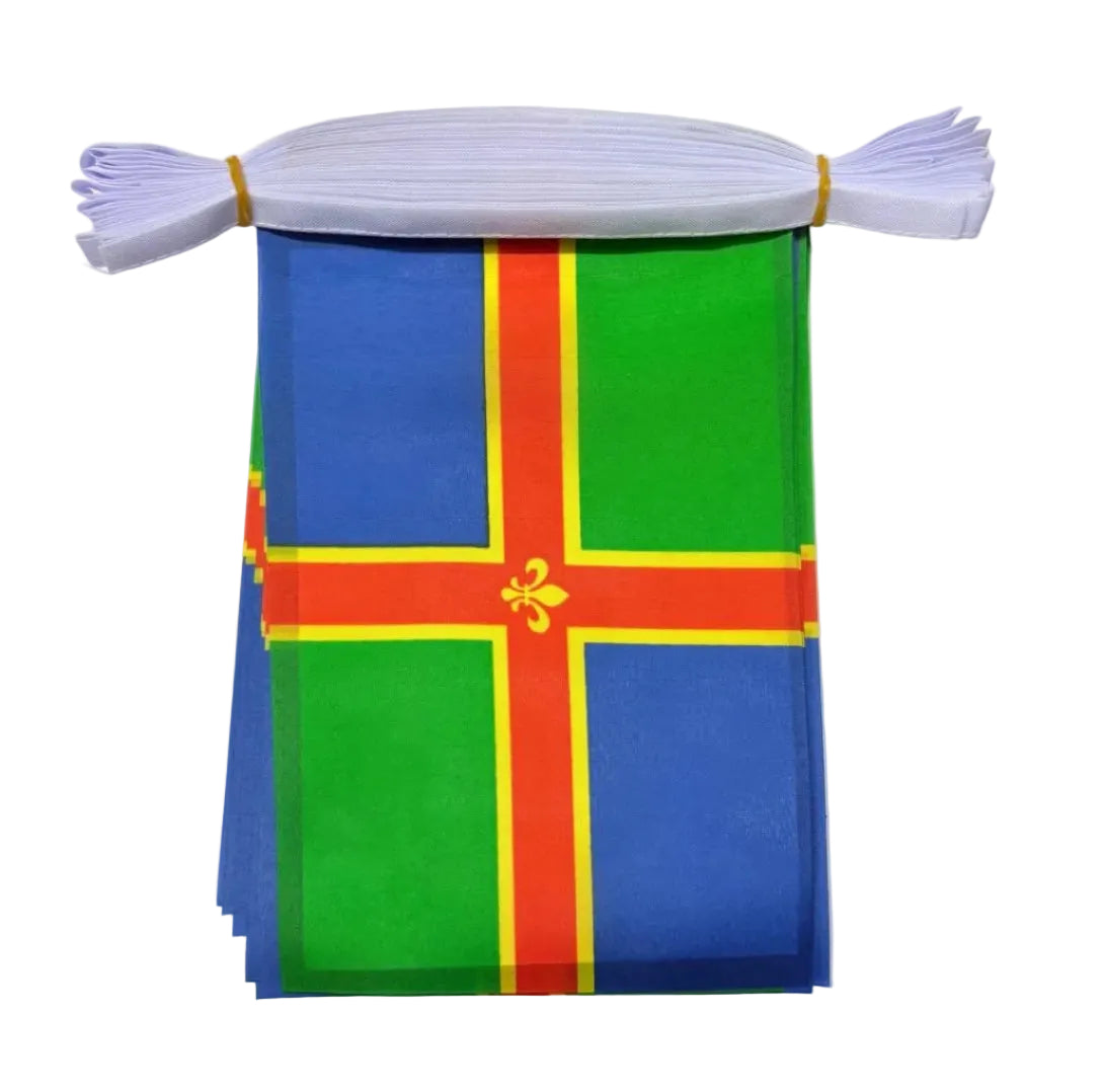 Buy lincolnshire bunting online. Premium polyester for indoor or outdoor use.