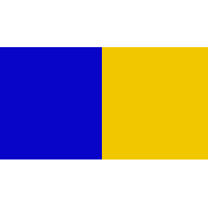 Clare / Longford / Roscommon / Tipperary / Wicklow Flag (Blue and Yellow)