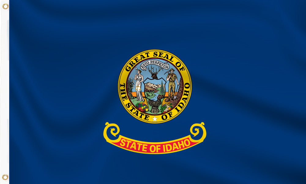 Buy idaho flag online. Premium polyester for indoor or outdoor use.