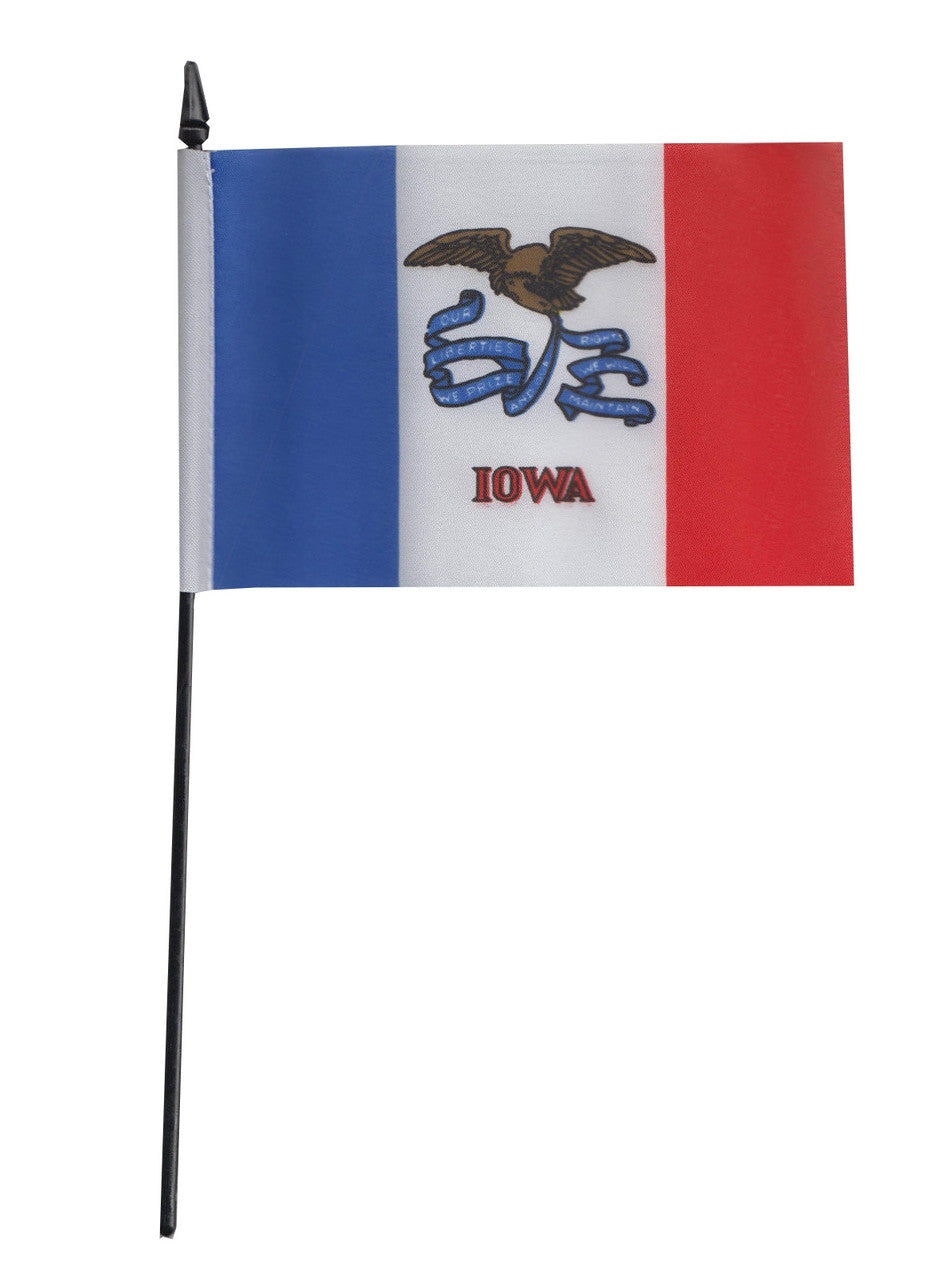 IOWA hand waving flag