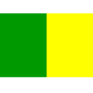 Donegal / Kerry / Leitrim / Meath Flag (Green and Yellow)