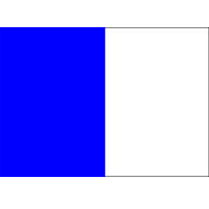 Cavan / Laois Flag (Blue and White)