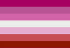 7 stripe lesbian Flag
