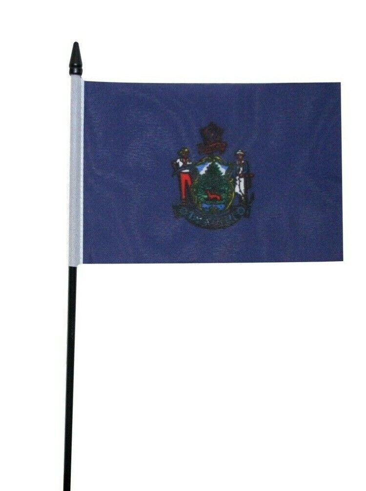 Maine hand flag