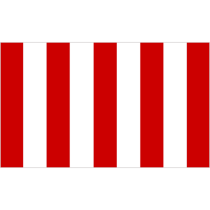 Red & White Striped Flag
