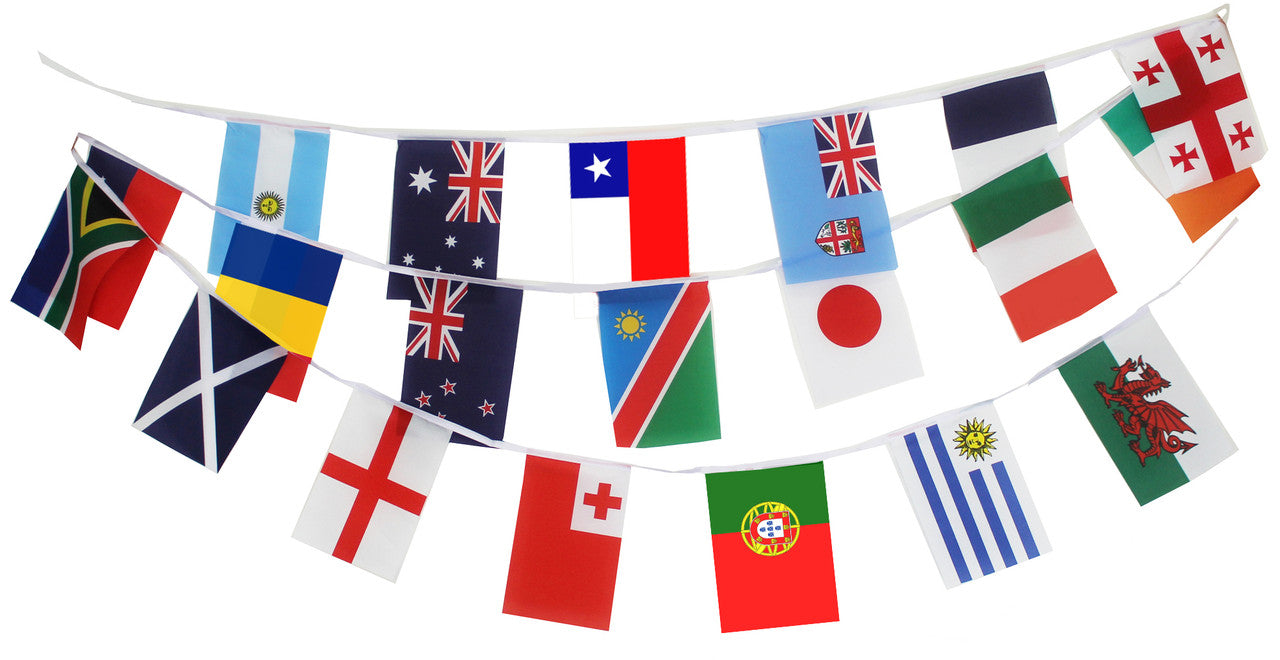 2023 Rugby World Cup 20 Nation Bunting to buy online