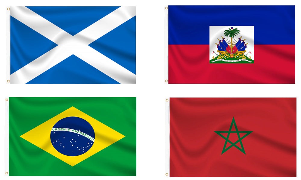 Scotland World Cup group flags