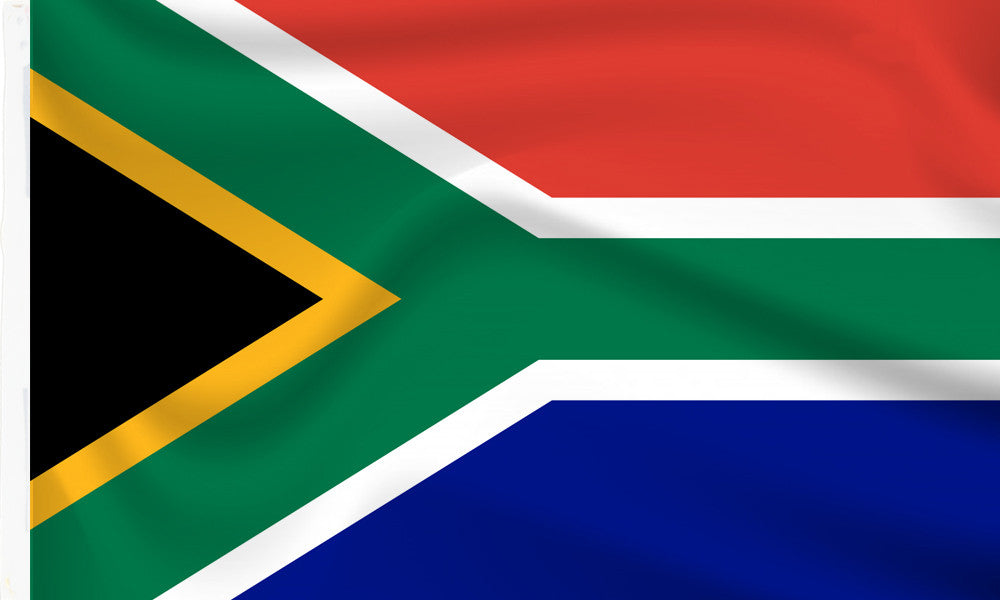 Sleeved South Africa flags to buy