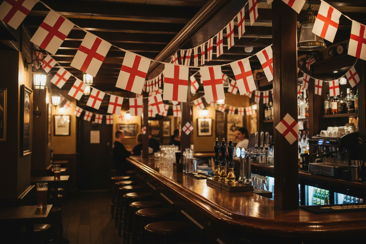 How to Decorate for St George's Day with England Bunting