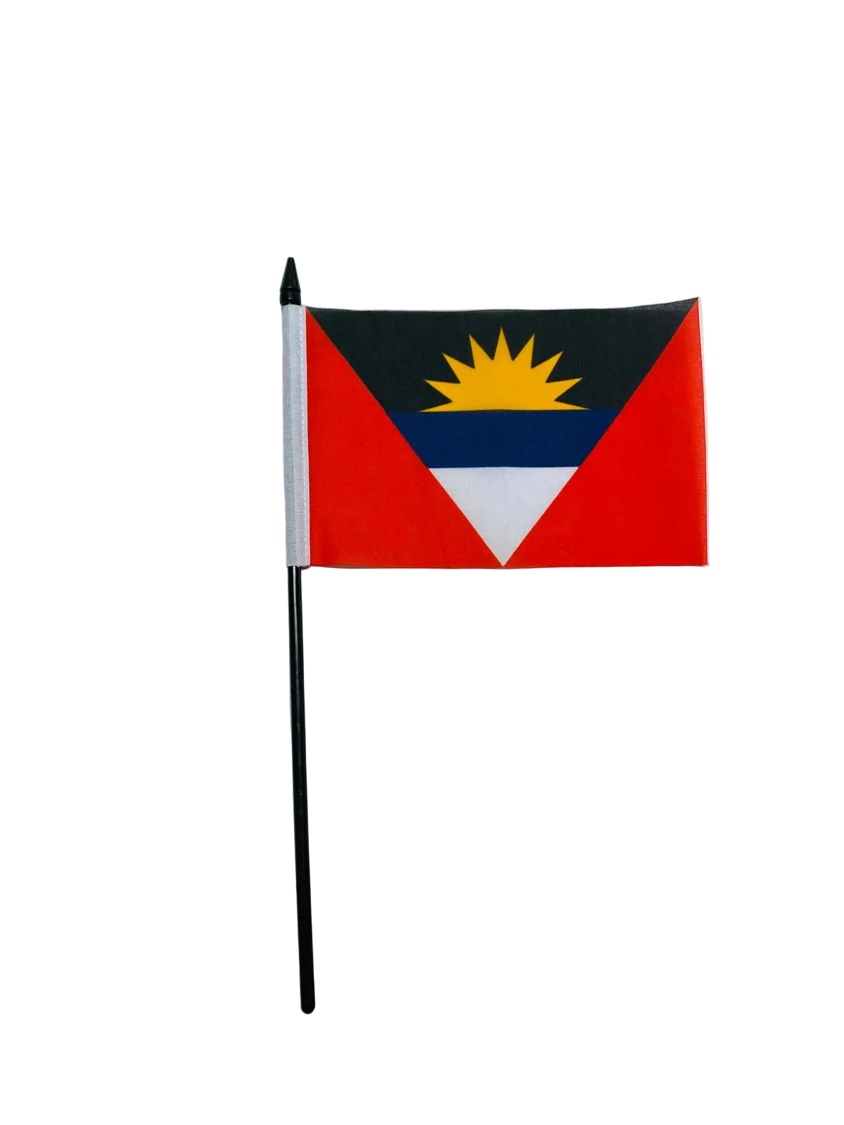 Buy antigua barbuda desk flag online. Premium polyester for indoor or outdoor use.