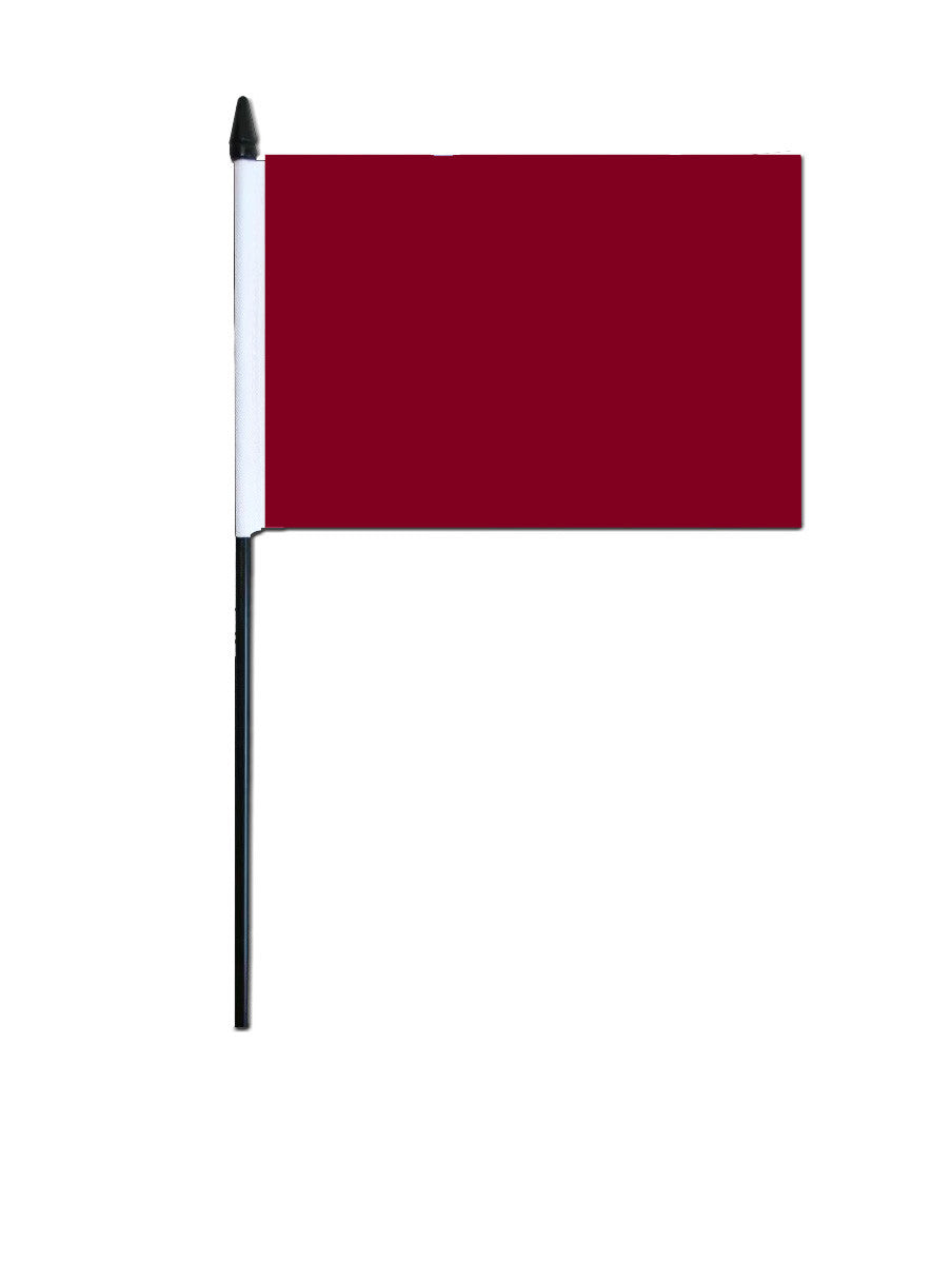 Burgundy Hand Flag