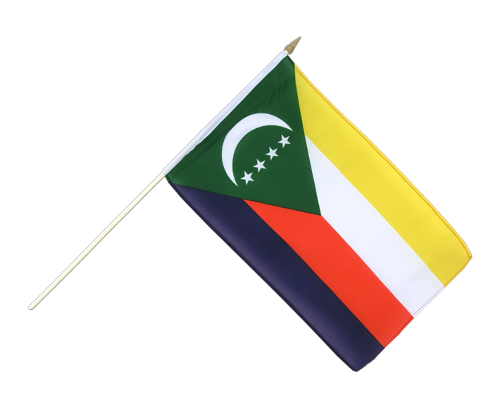 Comoros Waving Flag
