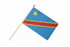 Congo Democratic waving flag