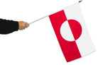 Buy greenland waving flag online. Premium polyester for indoor or outdoor use.
