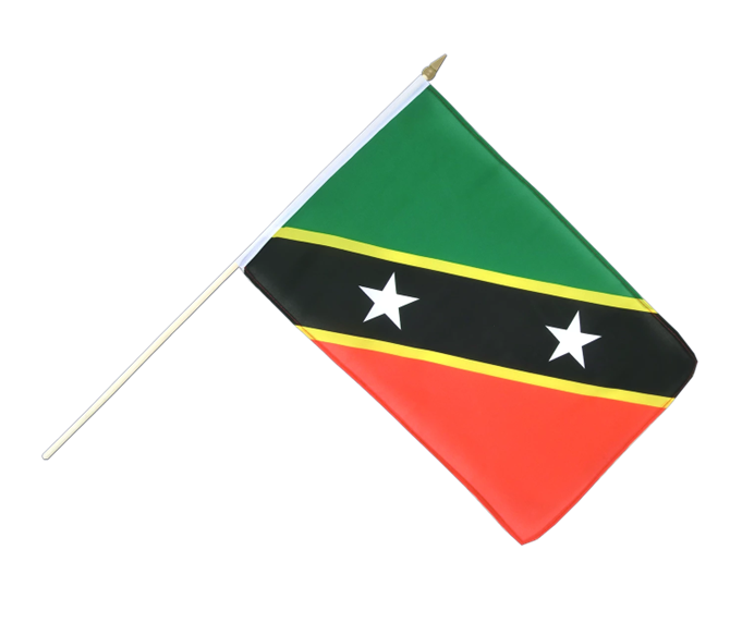 Kitts and Nevis Waving Flag