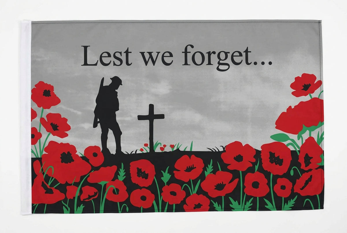 Lest We Forget Flag - Remembrance Flags | Premium Polyester Flags ...