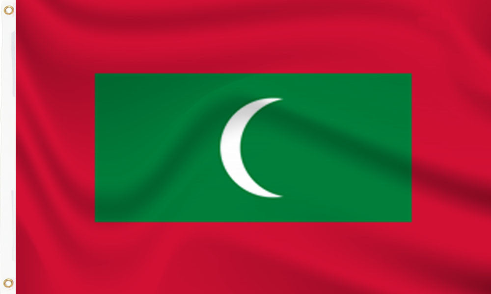 Buy maldives flag online. Premium polyester for indoor or outdoor use.