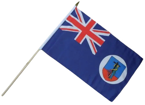 Montserrat Flag On Stick