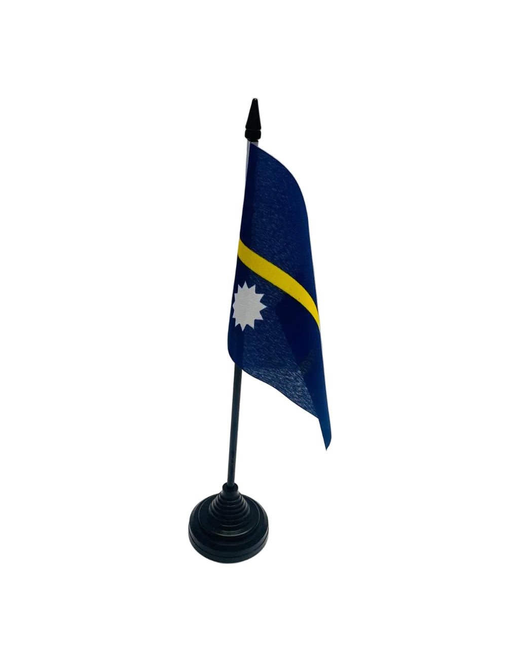 nauru desk flag, made from premium polyester, for sale.