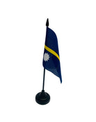 nauru desk flag, made from premium polyester, for sale.
