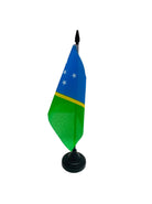 solomon islands desk flag, made from premium polyester, for sale.