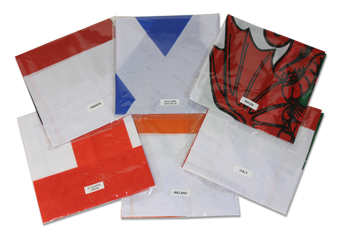 Buy 6 Nations Rugby Flag Pack