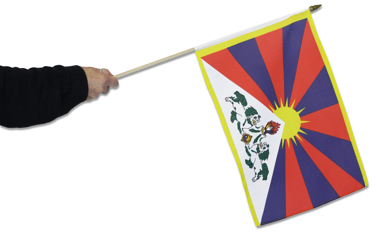 Tibet Flag - Premium Polyester National Flags | UK Fast Delivery