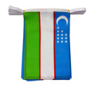 Uzbekistan Flag Bunting