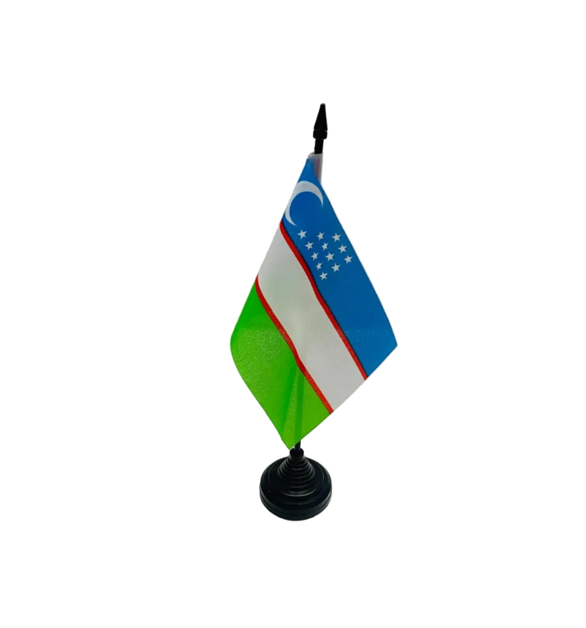 uzbekistan desk flag, made from premium polyester, for sale.