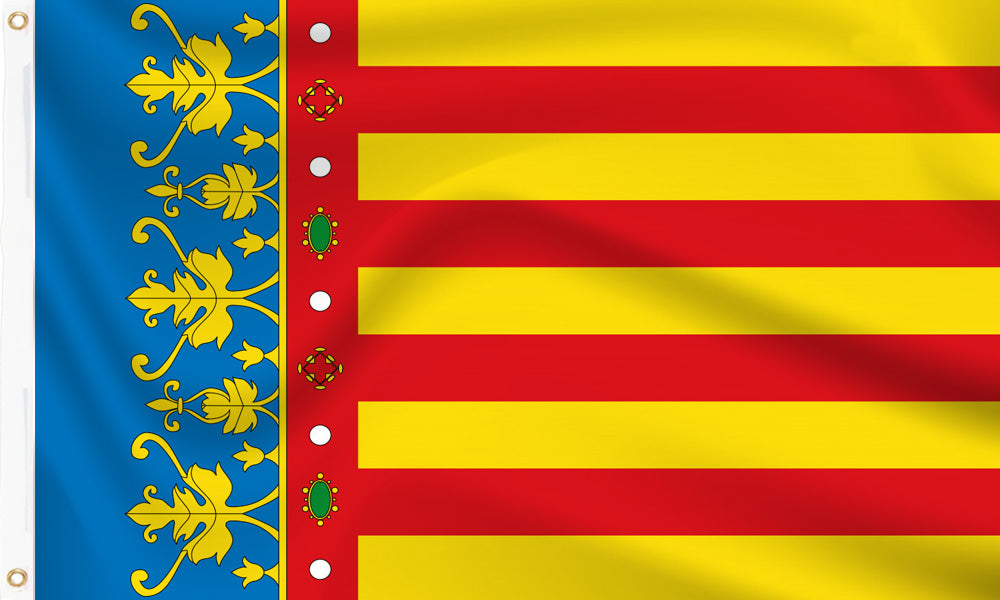 Buy valencia flag online. Premium polyester for indoor or outdoor use.